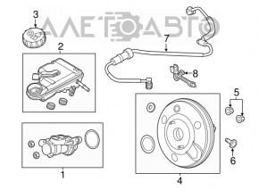 Бачок ГТЦ Ford Focus mk3 11-18 МКПП