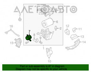 Corpul debitmetrului de aer Ford Focus mk3 11-18 2.0