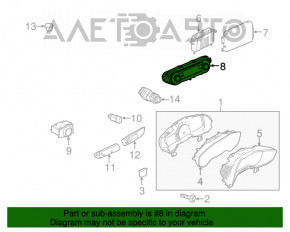 Controlul climatizării pentru Ford C-max MK2 17-18 cu încălzirea scaunelor