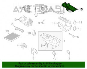 Радиатор отопителя печки Ford Explorer 11-19