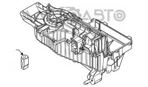 Corpul de încălzire Ford Flex 09-19.