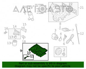 Palet de ulei Ford Fusion mk5 13-18 2.0T 2.5