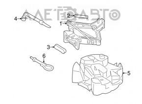 Setul de instrumente complet Ford Escape MK3 13-