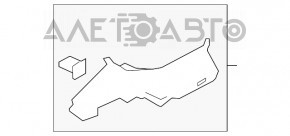 Capac spate pentru bara spate dreapta Ford Escape MK3 13-19 gri.