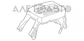 Capacul schimbatorului de viteze Ford Fiesta 11-19 zgarieturi