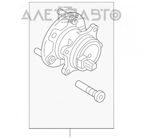 Rulment roată spate stânga Ford Focus mk3 11-18