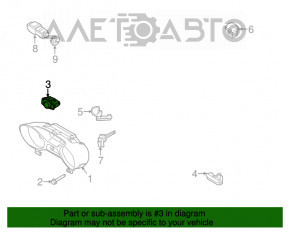 Controlul farurilor Ford Escape MK3 13-19 fără PTF