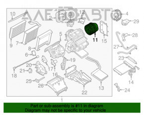 Motorul ventilatorului de încălzire pentru Ford Escape MK3 13-16 pre-restilizare.