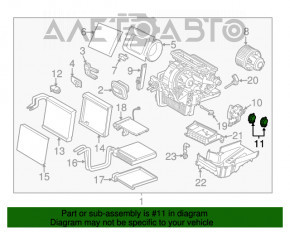 Актуатор моторчик привод печки кондиционер Ford Escape MK3 13-