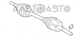 Axul cu roți față stânga Ford Escape MK3 13-19 1.5T 1.6T 2.5 a fost ruptă filetul.