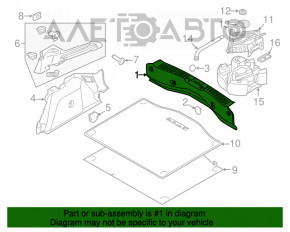 Capac portbagaj Ford Focus mk3 11-18 5d uzată