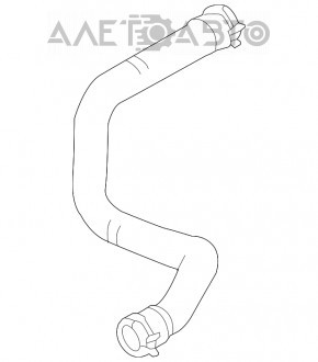 Патрубок охлаждения левый Ford Focus mk3 11-18 1.0T