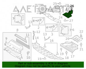 Protecția barei spate Lincoln MKC 15-