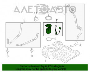 Топливный насос бензонасос Ford Escape MK3 13-16 1.6T 2.0T