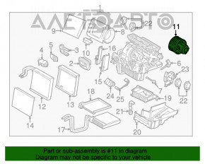 Motorul ventilatorului de încălzire Ford C-max MK2 13-18