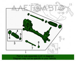 Bară de direcție Ford C-max MK2 13-18 recondiționată