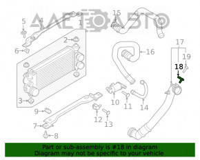 Contor de aer Ford Mustang mk6 15- 3.7