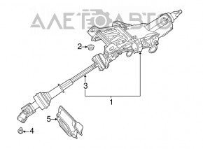 Volanul Ford Flex 13-19 manual