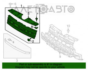 Grila radiatorului Ford Flex 13-19