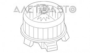 Motorul ventilatorului de încălzire Ford Fusion mk5 13-20