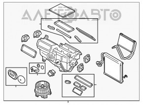 Корпус голый Lincoln MKZ 13-20