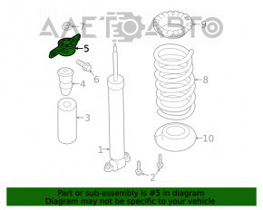 Suport amortizor spate dreapta Ford Fusion mk5 13-20 nou OEM original