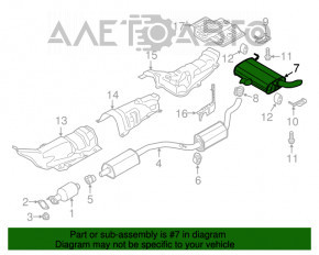 Silentioză spate cu baie Ford C-max MK2 13-18