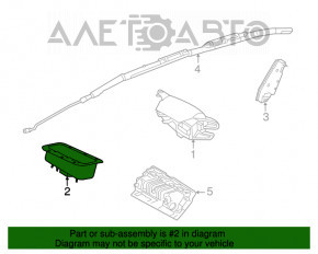 Airbagul de pasager din bordul Ford Focus mk3 11-14 pre-restilizare