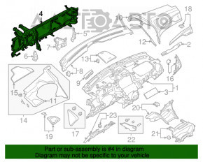 Tubul de subtorpilor pentru Lincoln MKZ 13-16