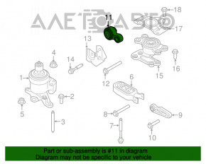 Pernele superioare ale motorului Ford Edge 15-18 3.5