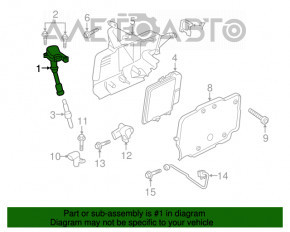 Bobina de aprindere Ford Fusion mk5 13-20 1.5T