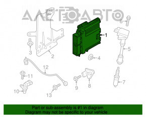 Modulul ECU al motorului Ford Fusion mk5 13-20 1.5T