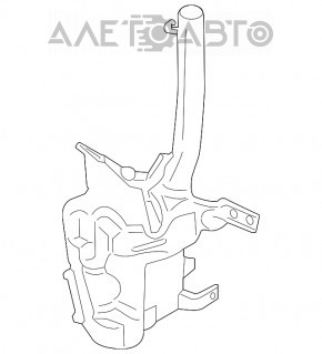 Бачок омывателя Ford Fusion mk5 13-16 без датчика с крышкой