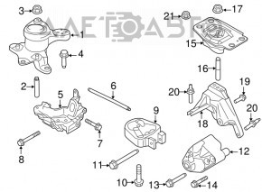 Pernele de transmisie spate Ford Fusion mk5 13-14 1.6T