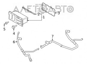 Интеркулер теплообменник Ford Fusion mk5 13-20 1.5T