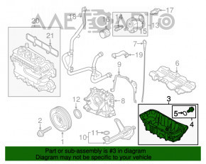 Palet de ulei Ford Fusion mk5 13-14 1.6T 1.5T