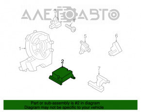 Modulul computerizat SRS airbag pentru airbag-urile de siguranță Ford Transit Connect MK2 13-