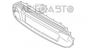 Решетка радиатора grill в сборе Ford Transit Connect MK2 13- черн