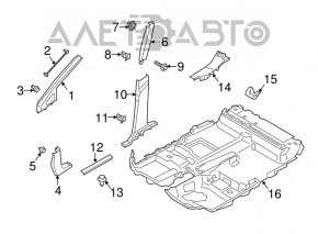 Capacul amortizorului din față dreapta Ford Transit Connect MK2 13- present