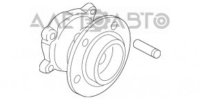 Rulment roata spate stanga Ford Transit Connect MK2 13-