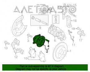 Rulment roata spate stanga Ford Transit Connect MK2 13-