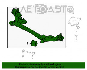 Bara spate Ford Transit Connect MK2 13- bază lungă