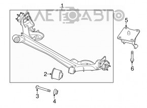 Bara spate Ford Transit Connect MK2 13- bază lungă