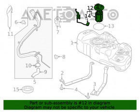 Pompă de combustibil, pompă de benzină Ford Transit Connect MK2 13- 2.5