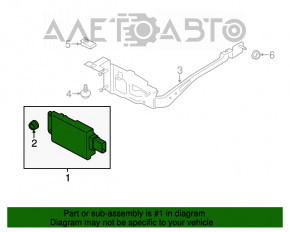 Radarul de croazieră Ford Mustang mk6 15-