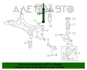 Amortizor spate stânga Nissan Murano z51 09-14