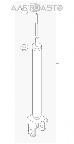 Амортизатор задний правый Nissan Altima 13-18