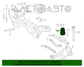 Пружина задняя левая Mazda CX-7 06-09