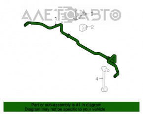 Stabilizatorul frontal Mazda CX-7 06-09