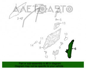 Стеклоподъемник с мотором передний правый Mazda CX-7 06-09